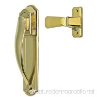 Ideal Security DX Pull Handle Set For Storm and Screen Doors Easy Upgrade Bright Brass - B005TE8YZK