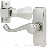 Ideal Security GL Lever Set For Storm and Screen Doors A Touch of Class  Easy to Install Satin Silver - B005TE9CTW