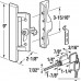 Prime-Line Products C 1064 Keyed Sliding Door Handle Set Wood Pull Aluminum Diecast Viking - B00DS5GBZM
