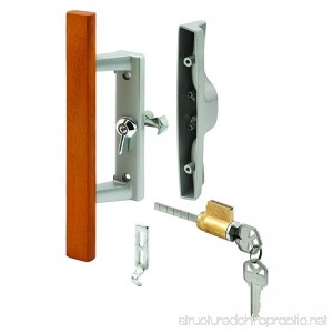 Prime-Line Products C 1064 Keyed Sliding Door Handle Set Wood Pull Aluminum Diecast Viking - B00DS5GBZM