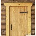 Rustic Cast Iron Door Handles (Set of 2); Leaf Design Barn Door Pulls for Doors & Gates - B07C53H266