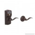 Schlage FE575 CAM 716 ACC Camelot Keypad Entry with Auto-Lock and Accent Levers Aged Bronze - B002HMZM66