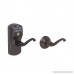 Schlage FE575 PLY 716 FLA Plymouth Keypad Entry with Auto-Lock and Flair Levers Aged Bronze - B002HMY8CA