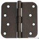 Design House 202580 8-Hole 5/8-Inch Radius Door Hinge  4-Inch by 4-Inch  Oil Rubbed Bronze Finish - B00453F4HC