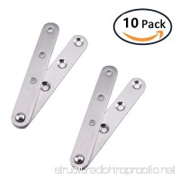 Gizhome 360 Degree Rotatable Door Pivot Hinges Stainless Steel Drawer Window Door Fittings - 60 mm/2.36 in - 10 PCS - B07FCDC17J