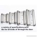Ranbo Commercial Grade 304 Stainless Steel Ball Bearing Heavy Duty Double Action Spring Loaded Door Swing gate Hinge for Saloon Western Bar Pub Swinging Café Doors 3 x 5 inch(Pack of 2) - B078X9W1XD
