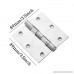 TPOHH 3-1/2 X 3-1/2 Square Corner Heavy Pin Hardware Stainless Steel Door Hinges 2-Pack - B075NCF5W1