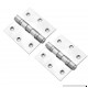 TPOHH 3-1/2" X 3-1/2" Square Corner Heavy Pin Hardware Stainless Steel Door Hinges  2-Pack - B075NCF5W1