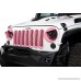 u-Box Jeep Wrangler Pink Angry Bird Front Headlight Cover Bezels for 2007-2018 Jeep Wrangler JK & Unlimited - B0728CCWSG