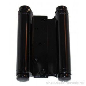 Ultra Hardware 6 Inch Hinge Double Action Spring Black 2.6mm - B0049W48T4