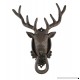 Antiqued Finish 8 Point Buck Deer Door Knocker - B001RURTGA