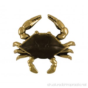 Blue Crab Door Knocker - Brass (Standard Size) - B015U9W26A