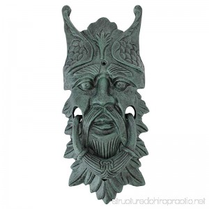 Design Toscano Castle Gladstone Greenman Cast Iron Door Knocker Bronze - B009OXPYYQ