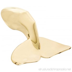 Humpback Whale Tail Door Knocker - Brass (Premium Size) - B001R1FAIS