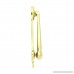 Ornamental Heavy Duty Brass Door Knocker For Front Door 6.75 Inch H X 3 Inch W - B0777TX933