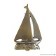 Solid Brass Sailboat Door Knocker Nautical - B005KMRDCG