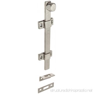 Rockwood 580-8.32D Stainless Steel Surface Bolt UL Listed 8 Length Satin Finish - B00CYSH46Y