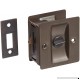 Rockwood 891.10B Brass Pocket Door Privacy Latch  2-1/2" Width x 2-3/4" Height  Satin Oxidized Oil Rubbed Bronze Finish - B00CYSKYLG
