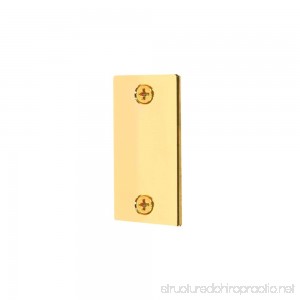 Prime-Line Products U 9497 Door Filler Plate 1-1/8-Inch by 2-1/4-Inch Brass Plated - B002YGP4WM