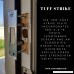 TUFF STRIKE - TPSP SN - Satin Nickel - Deadbolt strike plate reinforcement to provide physical barrier against forced entry - Burglary prevention - Kick-in prevention - Upgraded home security - B005KP0YGU
