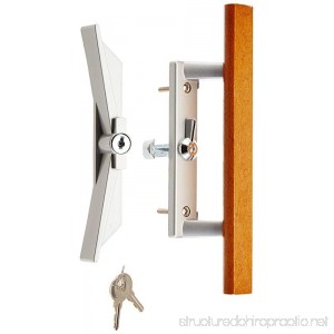 Wright Products VK1104 KEYED SURFACE MOUNT PATIO LATCH ALUMINUM - B000CSK2GC