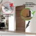 Davium Adjustable Bottom Barn Door Floor Guide/Adjustable Wall Mounted Floor Guide black 1 pc + 2 screws - B07BMN7NQW