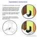 Davium Adjustable Bottom Barn Door Floor Guide/Adjustable Wall Mounted Floor Guide black 1 pc + 2 screws - B07BMN7NQW