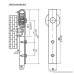 DIYHD 39 Wooden Cabinet Sliding Hardware Mini Barn Track Kit to Hang 1 Door - B074Z5FRKY
