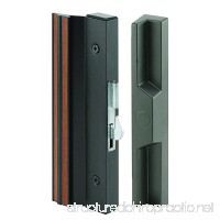Slide-Co 141752 Sliding Patio Door Handle Set  4-15/16 in.  Extruded Aluminum  Hook Latch  Black w/Wood Grain - B000BD8L2U