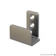 Stainless Steel Floor Guide Wall Mount Sliding Barn Door Hardware up to 1-3/8"W 1-1/4"H - B07C5F3447