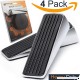 4 Pack ProfluxZone Professional Door Stopper SET. (2pcs) stainless steel Premium Door Stops with quality protective rubber. Gift 2 pcs of Finger Pinch Guard. Heavy Duty Door Stop for all floor surface - B0772WBQ5P