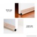 DeeToolMan Under Door Draft Stopper 36”: One Sided Door insulator/Velcro Self-Adhesive Seal Fits To Bottom Of Door/Under Door Draft Blocker/Door Weather Strip(Light Walnut Wood grain) - B0799R7TCV