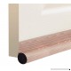DeeToolMan Under Door Draft Stopper 36”: One Sided Door insulator/Velcro Self-Adhesive Seal Fits To Bottom Of Door/Under Door Draft Blocker/Door Weather Strip(Light Walnut Wood grain) - B0799R7TCV