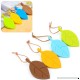Door Stopper Wedge Finger Protector  4 Pack Premium Cute Colorful Leaf Style - B01MS49QX6