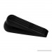 Evelots 5 Flexible Rubber Stoppers Wedges Door Gaps up to 1.25 Inch Black 5 - B01H634OC8