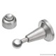 Lizavo DS-002 Stainless Steel Soft-Catch Magnetic Door Stop in Brushed Satin Nickel  Wall Mount - B01J7M9X68