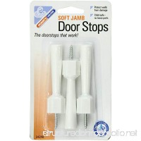 Mommys Helper Pack of 3 Soft Jamb Door Stops Blister White - B07BVC1FXC