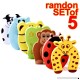 The Wolf Moon Children Safety No Finger Pinch Foam Door Stopper. Colorful Cartoon Animal Cushion - Ramdom Bundled Baby Child Kid Cushiony Finger Hand Safety  Curve Shaped Door Stop Guard 5 PCS Set - B0140X9XRS