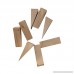 Wooden Non Slip Door Stop Stopper Wedge 8 Pack Of Stoppers Hand Made For All Surfaces Home & Office Woodgrain - B01M27ZQ0D