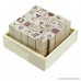 SODIAL(R) 25Pcs/Set Lovely Diary Pattern Seal Stamp Wooden Box multipurpose Wood Rubber - B014410KW8