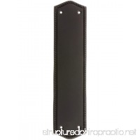 10 1/2 Rope Push Plate In Oil Rubbed Bronze - B005TQAORE