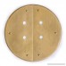 Chinese Brass Hardware Classic Round Cabinet Face Plate 4'' - B00E8BR9RE