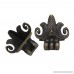 RDEXP Antique Bronze Zinic Alloy Jewelry Gift Box Wood Decorative Feet Leg Corner Protector Set of 5 - B072MH2YTS