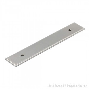 Richelieu Hardware - BP1045128180 - Transitional Metal Backplate for Pull - 1045-5 1/32 in (128 mm) - Polished Nickel Finish - B01K7OHUFG