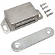 8 Pack Magnetic Cabinet Door Latch Catch Closures Stainless Steel - B07F3MC6L3