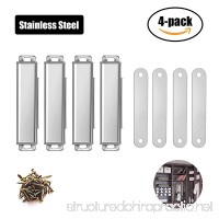 Aybloom Magnetic Door Catch - 4 Pack Stainless Steel Cabinet Magnet Closet Catches Suitable for Cabinets  Doors  Cupboards  Drawers and Shutters - B07D8HS62C