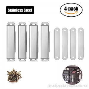 Aybloom Magnetic Door Catch - 4 Pack Stainless Steel Cabinet Magnet Closet Catches Suitable for Cabinets Doors Cupboards Drawers and Shutters - B07D8HS62C