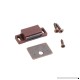 Box of 10- 15lb Single Magnetic Catches Brown/bronze Retail Pack. Shutter Hardware - B00F4ZOVHO