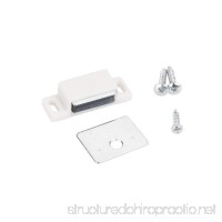 Box of 20- 15lb Single Magnetic Catch White/zinc Retail Pack. Shutter Hardware - B00WAGMGI6