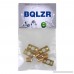 BQLZR 9.5x10mm Cylindrical Gold Brass Cabinet Closet Spring Door Ball Catch & Strike Plate Furniture Hardware Pack of 4 - B01J71LNFS